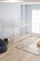 Lit superposé et lit simple en métal pour enfants Defne Yavrulu, , blanc
