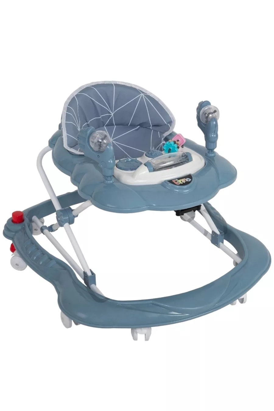 Trotteur pour bébé en forme d'araignée de luxe avec jouets, musique et lumière à 3 niveaux