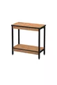 Table d'aquarium Table d'appoint Table avec pieds en métal  x  cm Pin