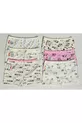 Boxer en tissu imprimé pour fille avec élasthanne, 6 pièces 