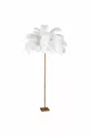 Lampadaire en plume d'autruche