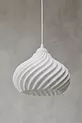 Suspension simple Yummy à motif ondulé blanc, style moderne, cuisine, salon, chambre à coucher (Bioplastique) 