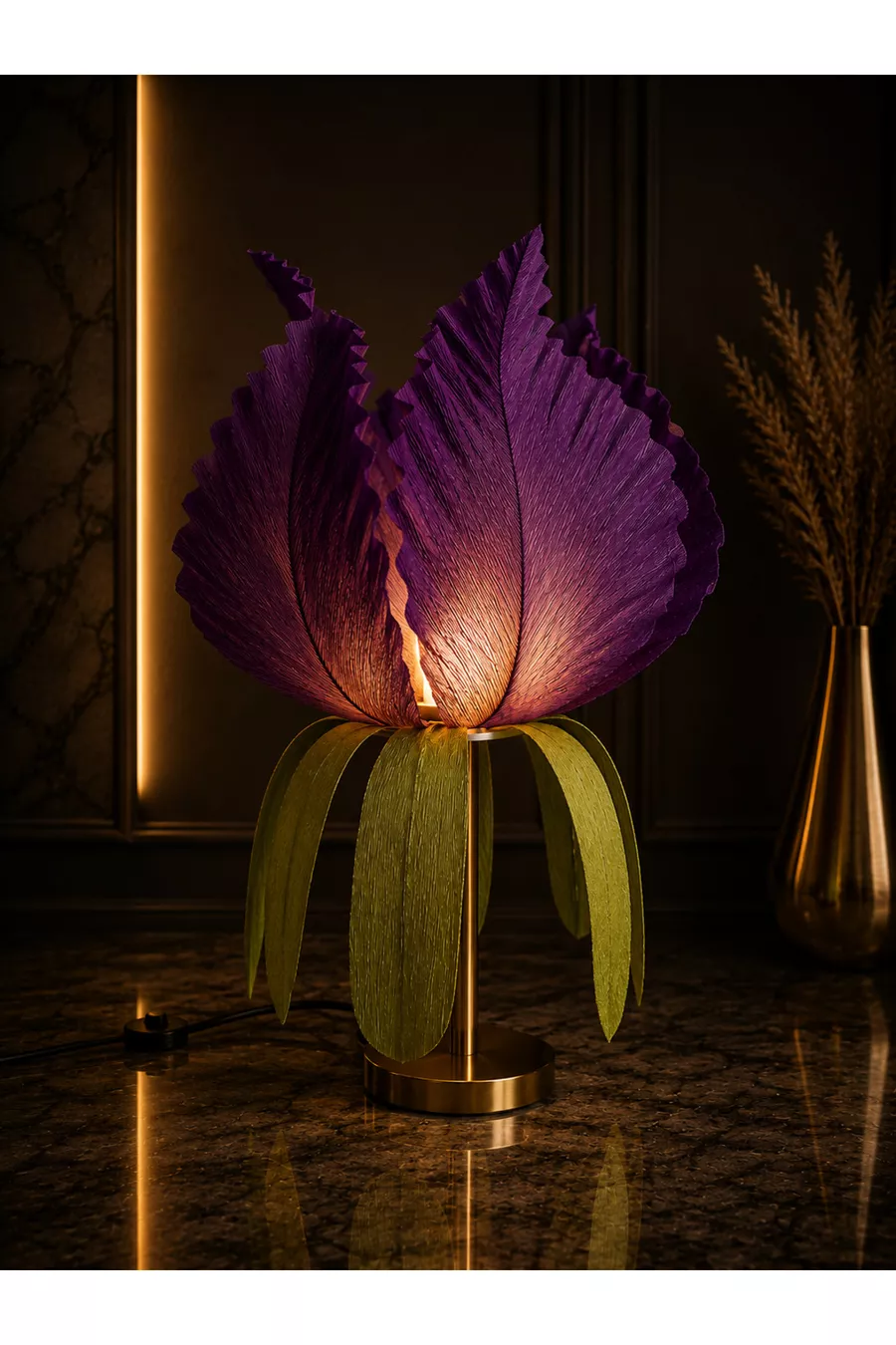 Lampe de chevet Violet Bloom