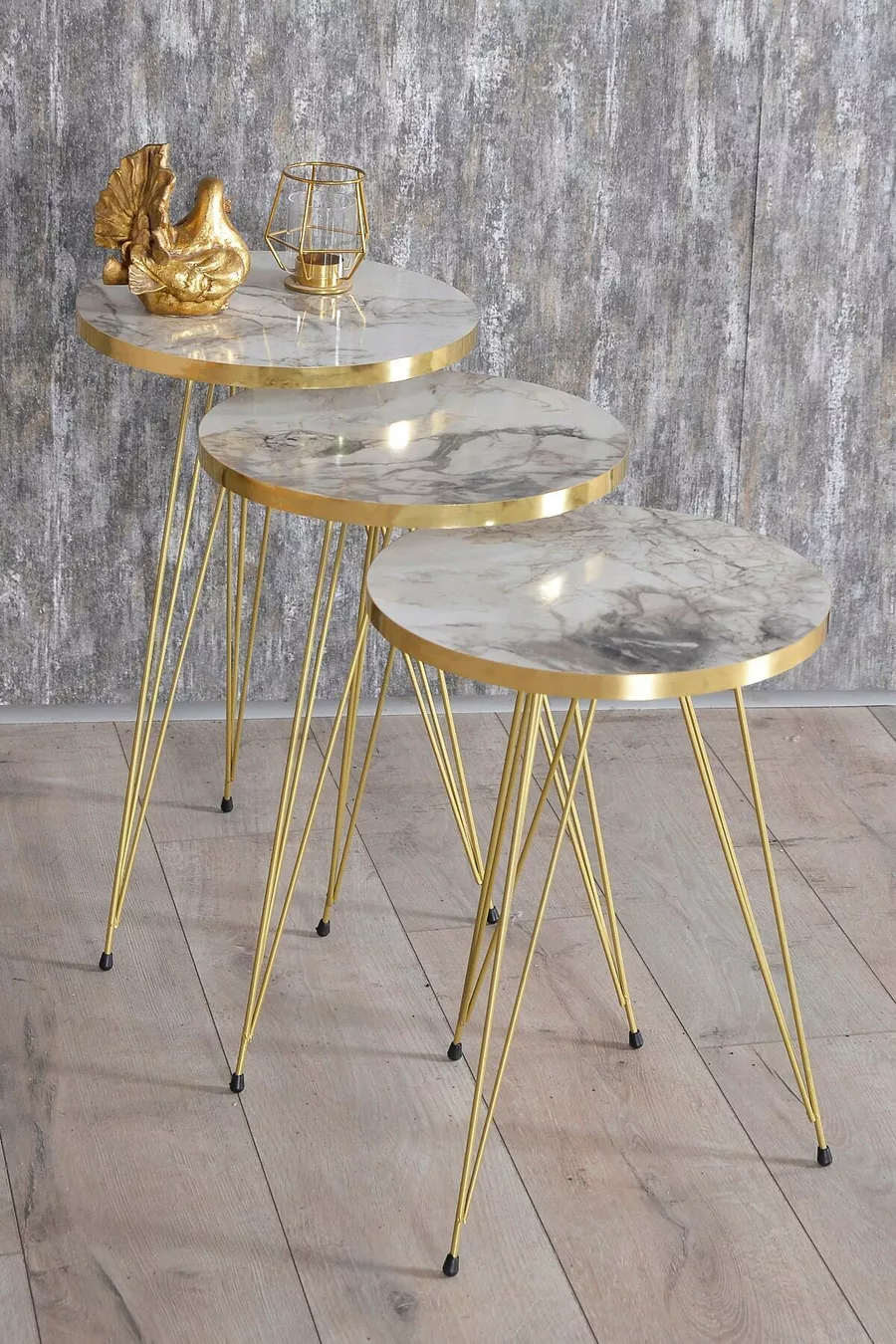 Table d'appoint Zigon Or Efes Fil