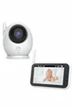 Moniteur pour bébé avec écran CT-LCD et vision nocturne - Caméra de surveillance pour bébé sans fil avec contrôle de la température de la chambre