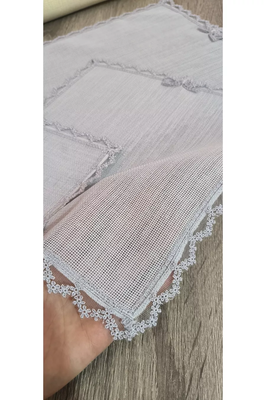 Ensemble de chambre à coucher / 3 pièces avec dentelle