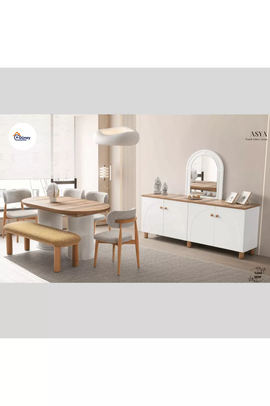 Ensemble Chambre à Coucher et Salle à Manger Pack Mariage