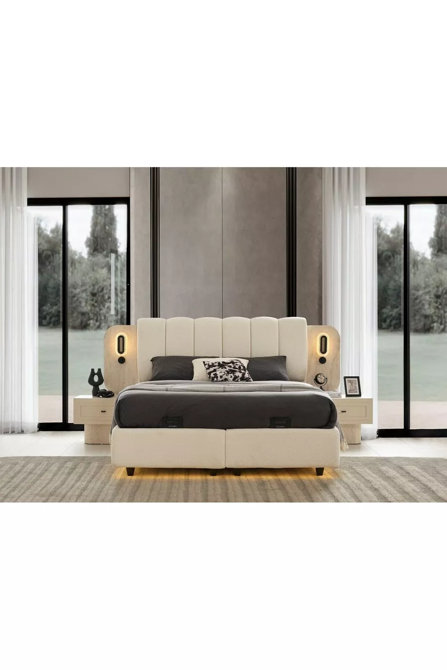 ENSEMBLE DE CHAMBRE À COUCHER HEYBELİ MDF