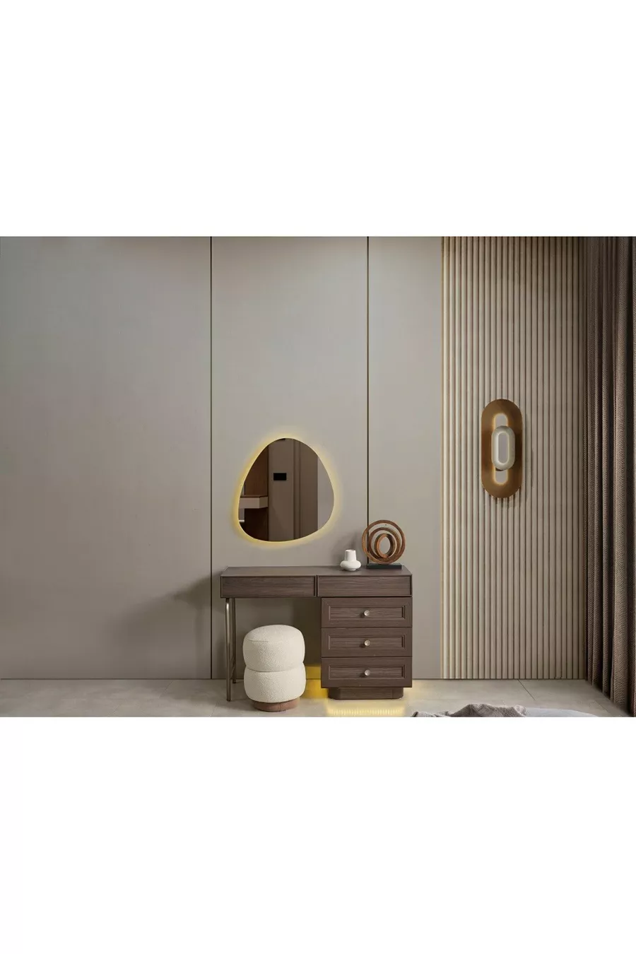 ENSEMBLE DE CHAMBRE À COUCHER MDF REBEKA