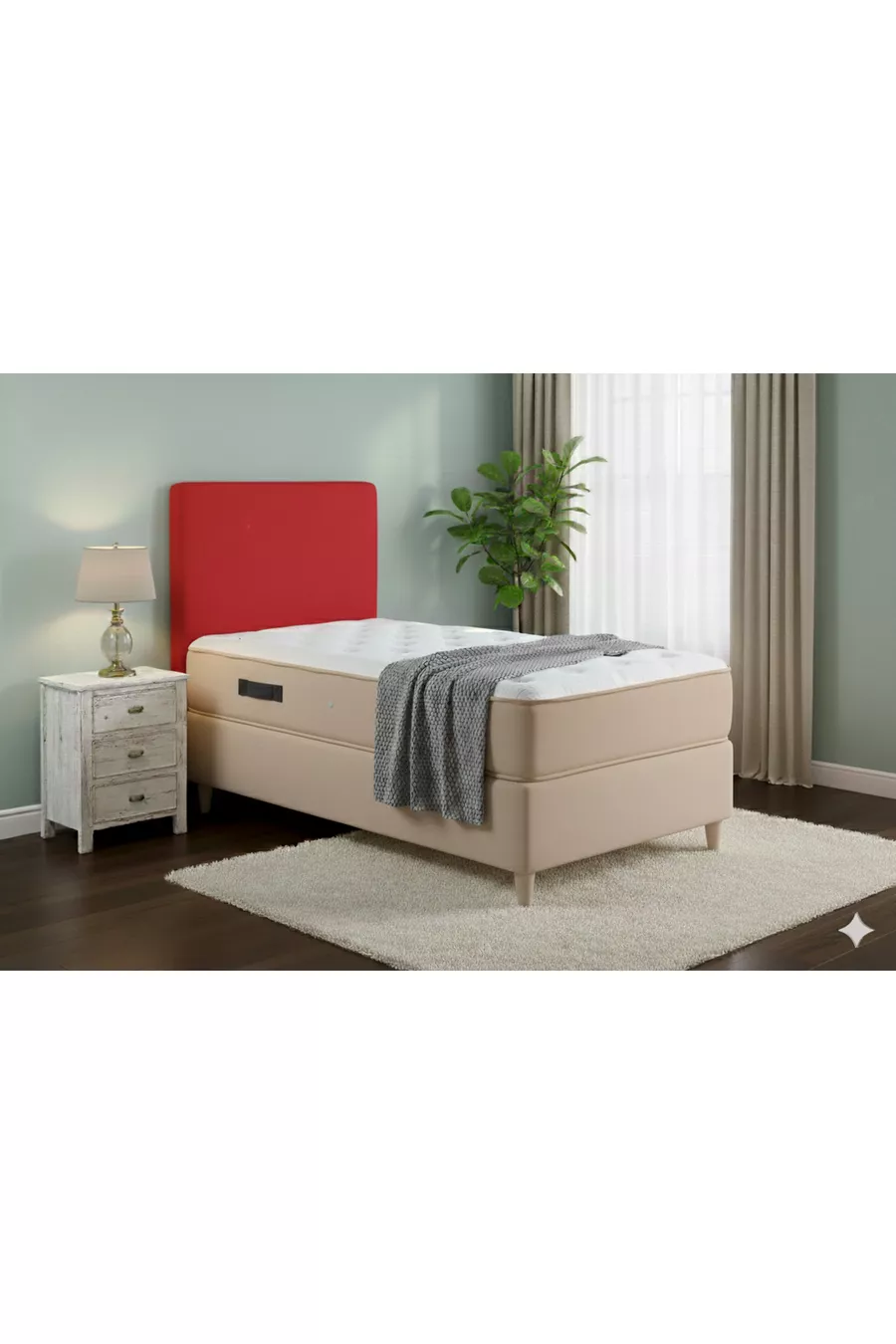 Housse de tête de lit pour lit simple, élastique, en tissu de qualité, cm