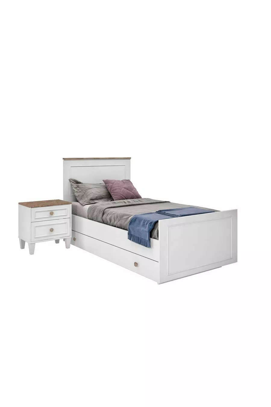 Lit à tiroirs Smart Yavrulu (%MDF)
