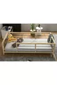 Lit pour bébés et enfants en bois naturel avec protection métallique sur les bords Yap-sa Home Aksa-montessori