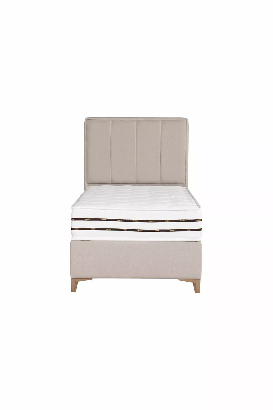 Ensemble de lit Comfort Lüks Sleepy avec sommier, tête de lit et matelas à ressorts