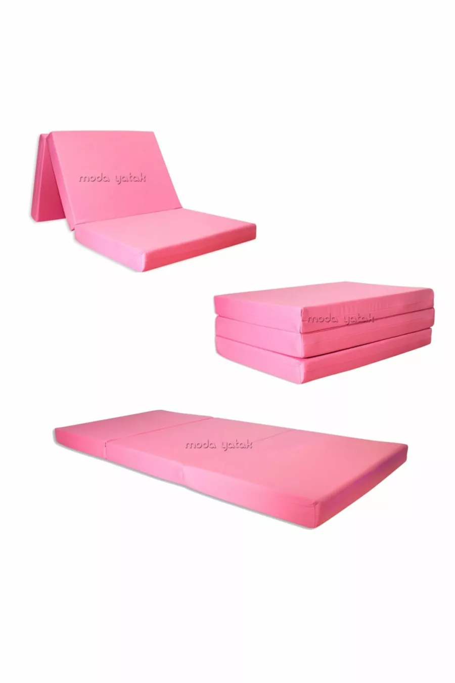 Lit pliant en mousse Işbir avec matelas en mousse Rose