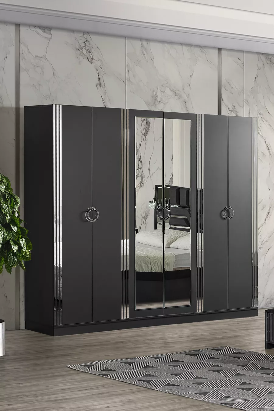 Ensemble de chambre à coucher Roma