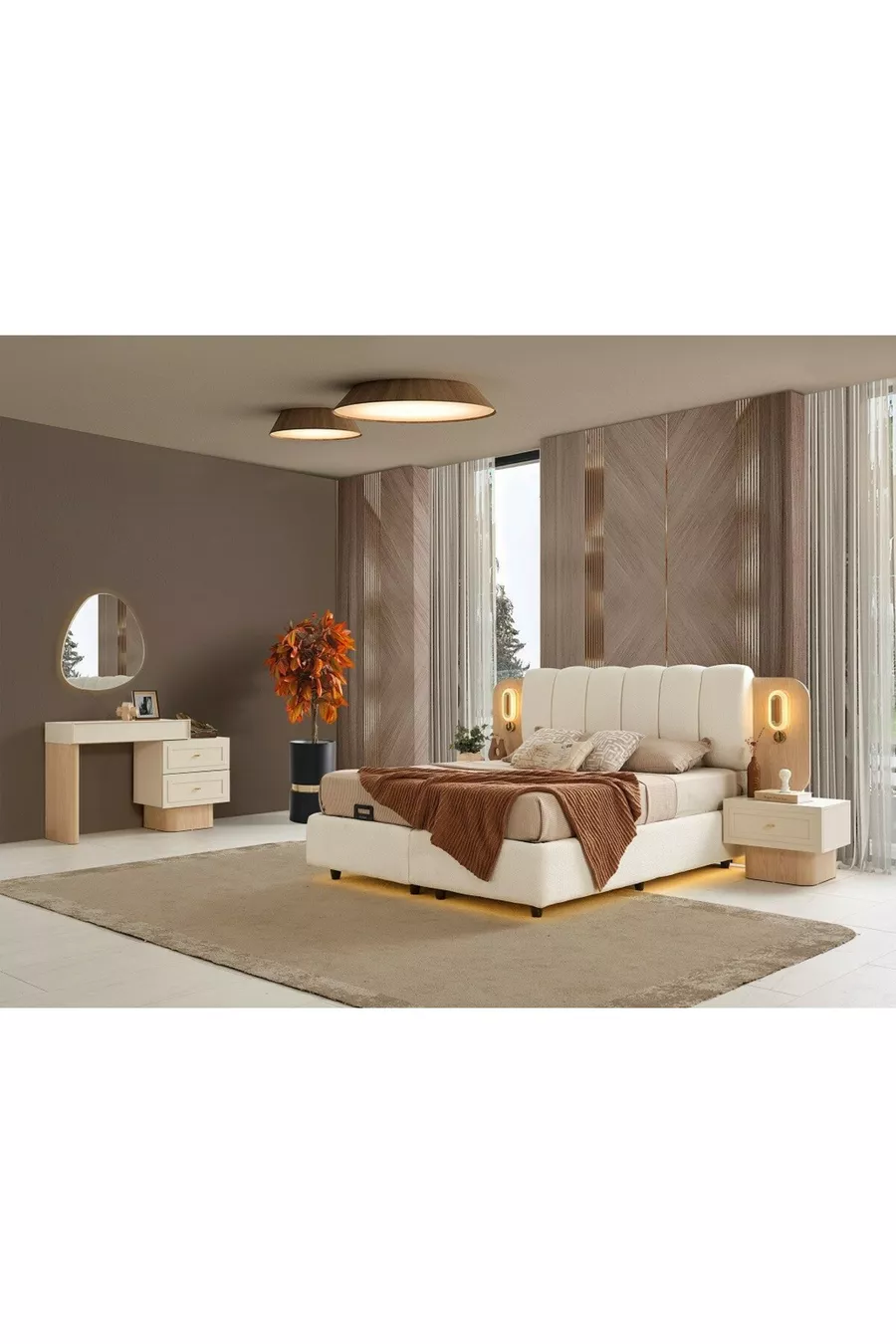 CHAMBRE À COUCHER MDF PAŞABAHÇE