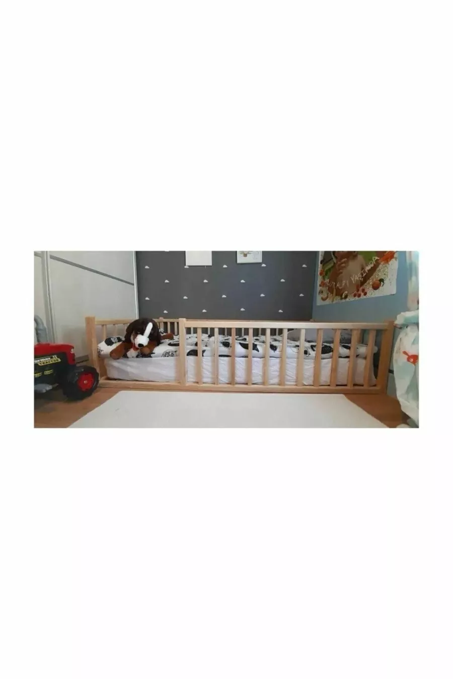 Lit de sol pour enfant en bois Montessori DESIGN SANS PIED