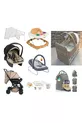 Ensemble de naissance pour bébé Almira Kids : articles pour bébé, landau réversible, berceau, siège auto, trotteur, baignoire
