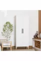 Armoire à 2 portes avec penderie et étagère