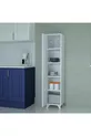 Armoire à étagères blanches polyvalente