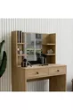  PANIER DE TABLE DE MAQUILLAGE CM MIROIR BRILLANT AVEC 2 TIROIRS