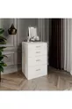 Merlin Mobilier Table de Maquillage Polyvalente avec 3 Tiroirs et Pouf Princesse