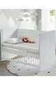 Berceau pour bébé à bascule et fixe - Lit pour bébé - Lit parc - Blanc - Cm - 