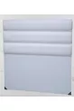 Titre DK Simple Modèle Cuir Synthétique blanc Tissu Tranche Horizontale Fait Main