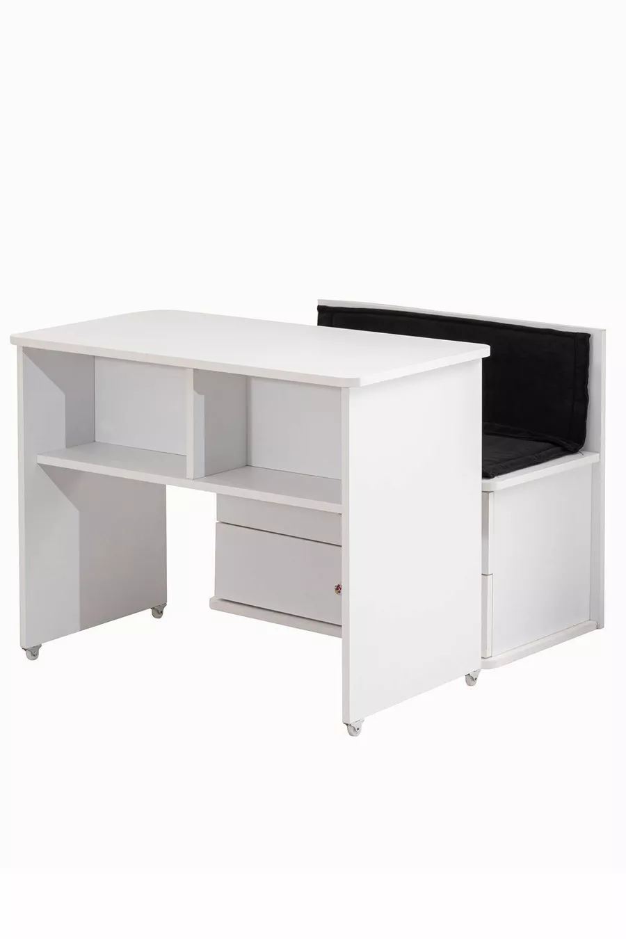 Lit superposé, lit superposé avec bureau intégré et armoire 3 portes Londres