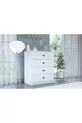 COMMODE ALMİNA, 4 TIROIRS, BLANCHE