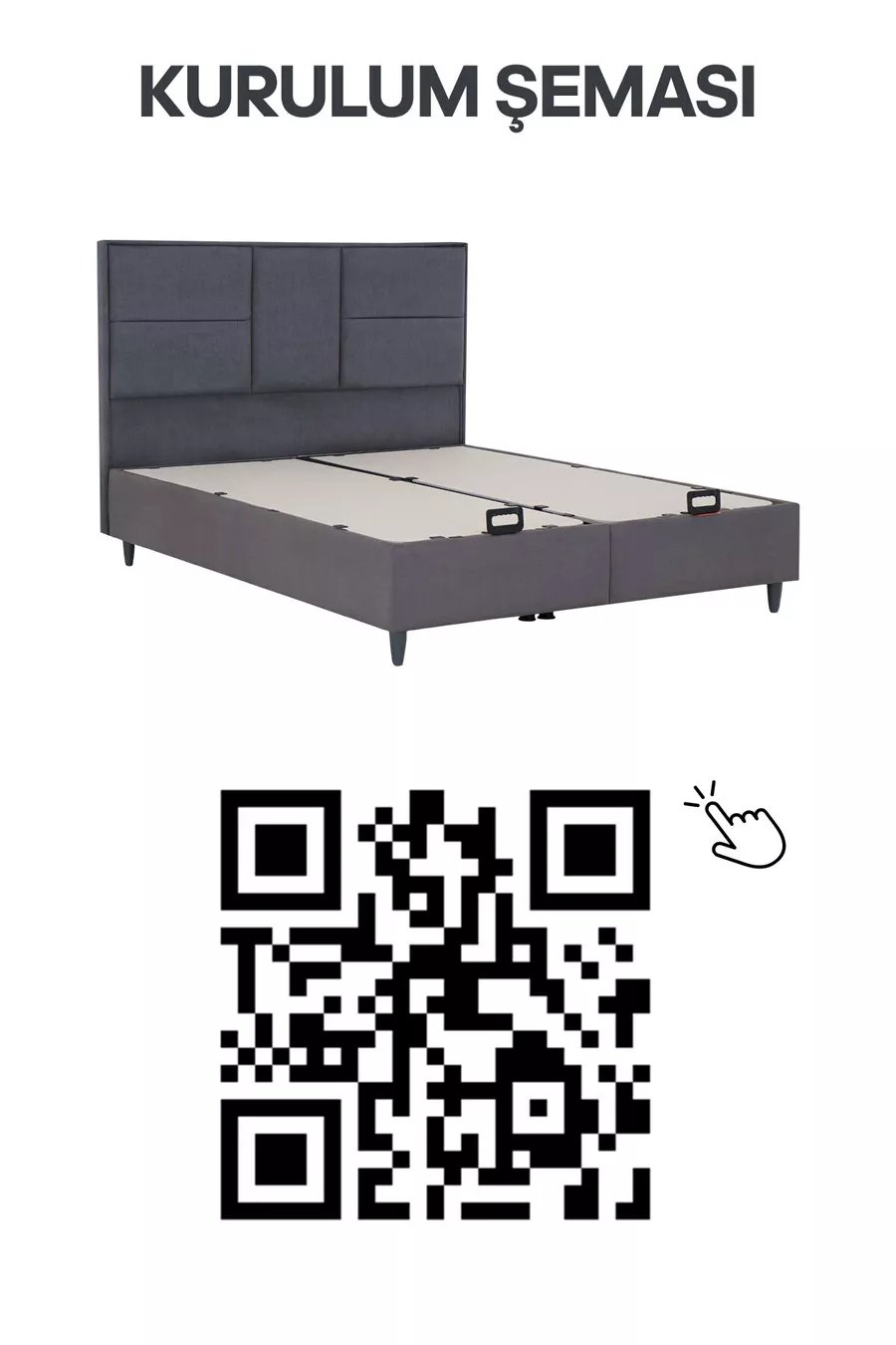 Tête Visco Rise (NE COMPREND PAS LE CADRE NI LE MATELAS)