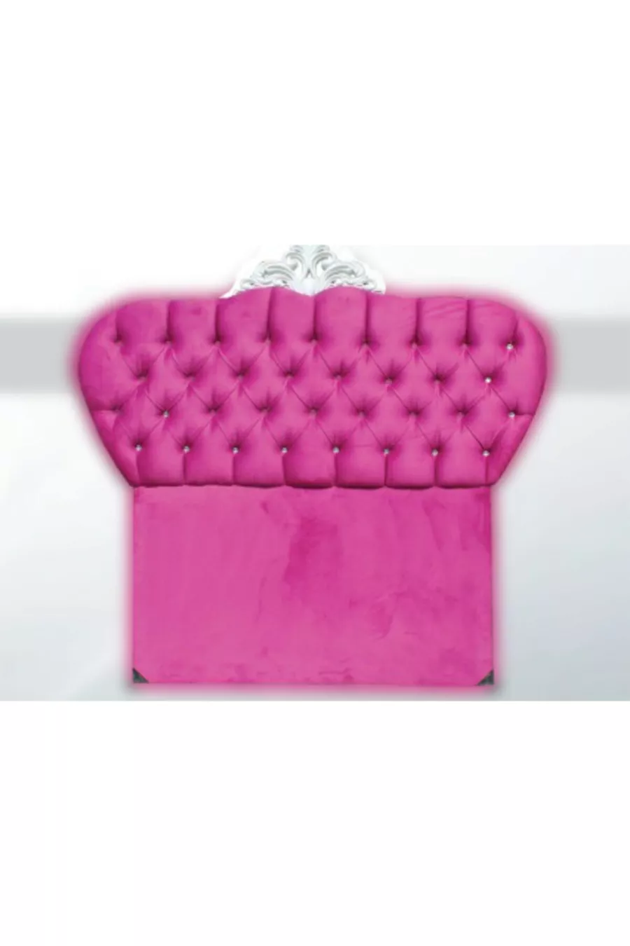 Tête de lit Alc Avant-garde Modèle CM matelassé tissu rose couleur Rembourrage fait main
