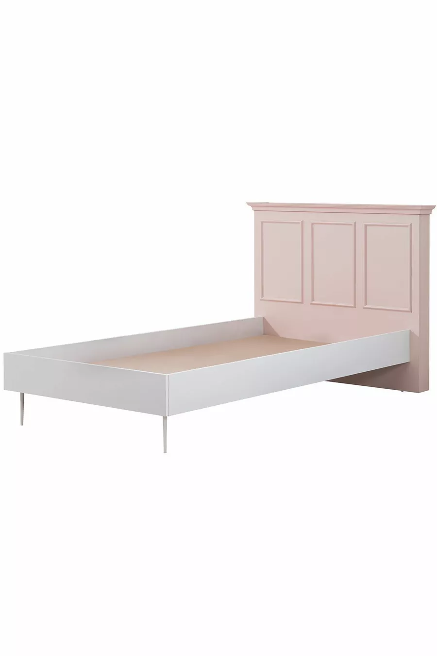 Chambre d'enfant Rosa - Armoire à 3 portes, Lit, Table de chevet, Bureau, Commode
