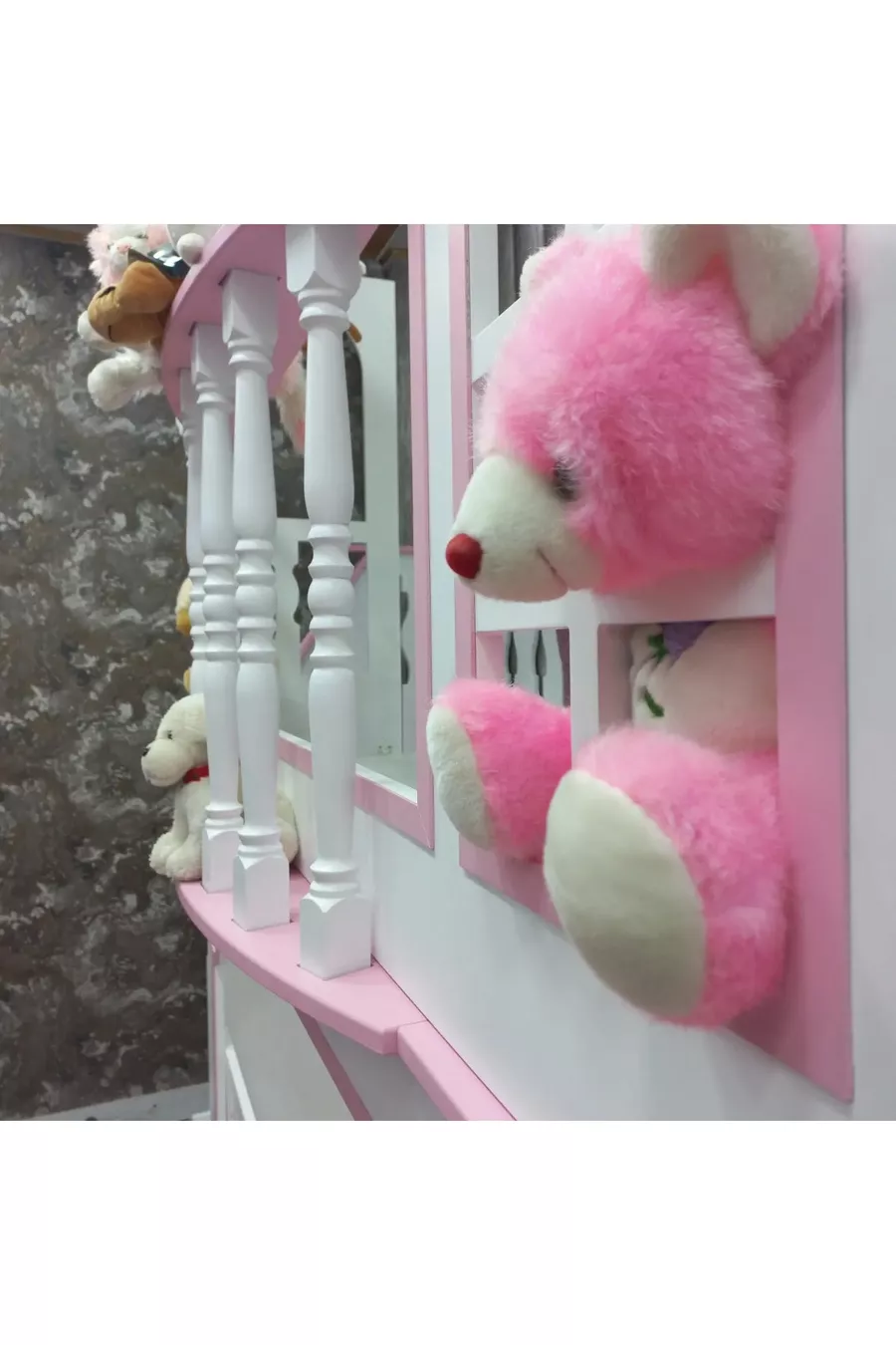 Lit superposé avec balcon pour princesse