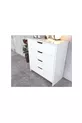 CHIFFONNIER EFES, 4 TIROIRS, BLANC