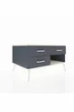Commode Kronos 3 tiroirs Anthracite-Pierre de lune/Anthracite