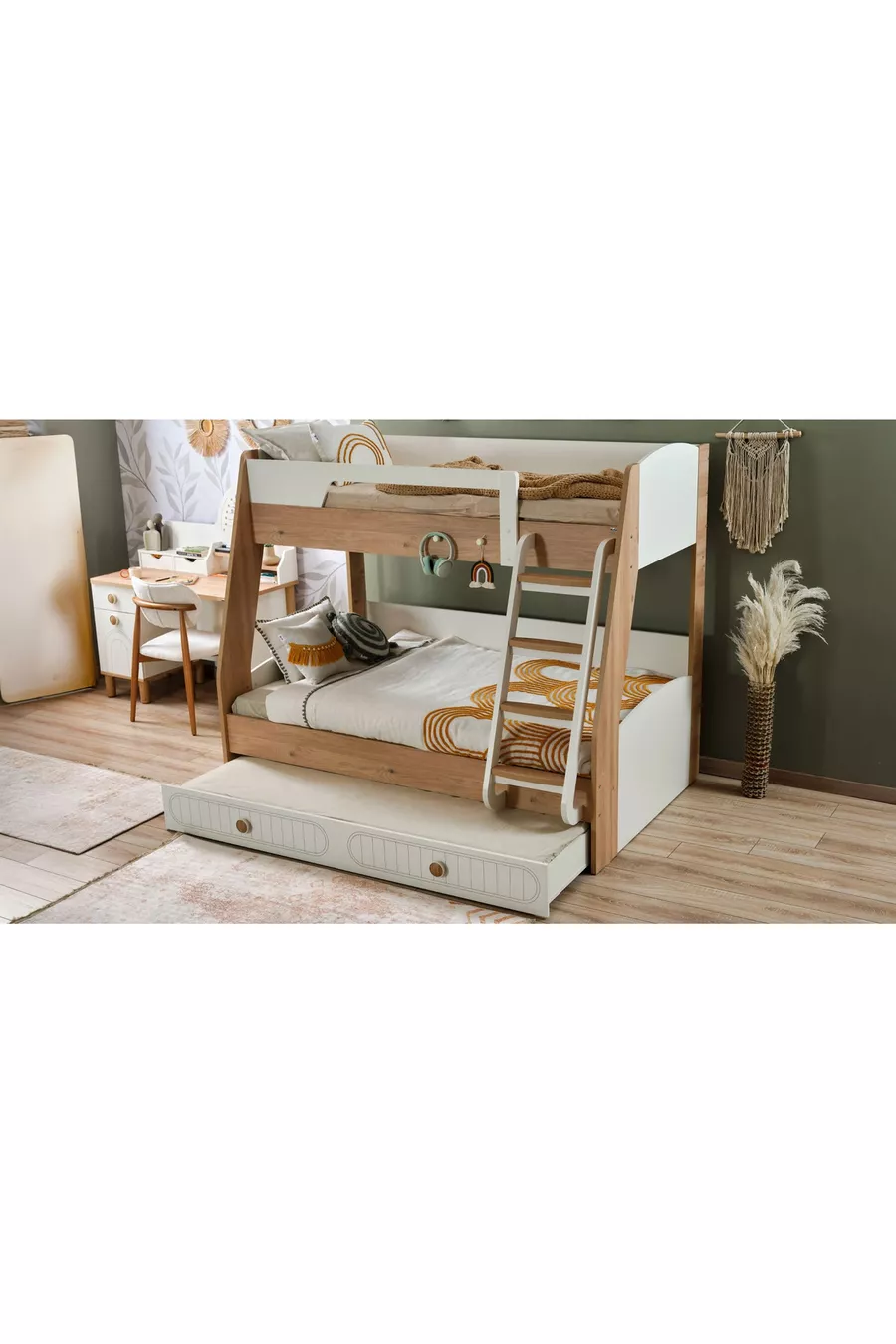 Bohemlife Lits Superposés Bas et Haut (Lit Simple Inclus)