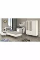 Ensemble de chambre d'adolescent Trio White L (MDF)