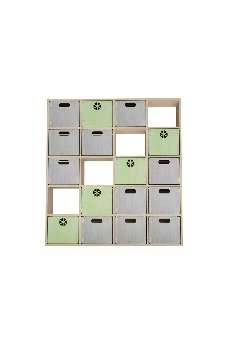 - Étagère modulaire avec tiroirs, portable, peignable à la peinture organique, design spécial, équipement général
