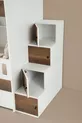 Lit superposé Berlin / MDF à 100 % / 2 matelas à ressorts en bambou / 2 ensembles de linge de lit offerts