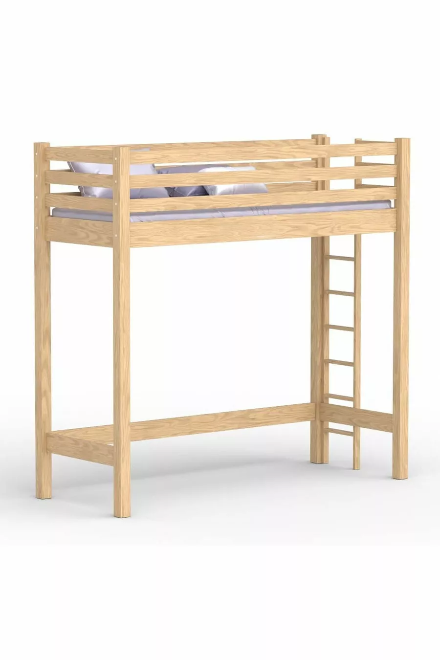 Lit superposé avec espace de travail Atlantis Lit superposé en bois