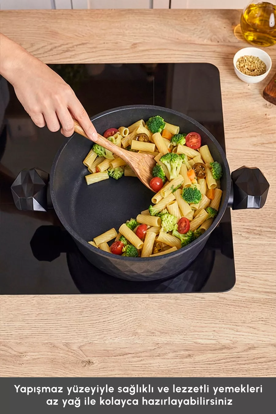 Casserole avec poignée antibactérienne Biodiamond  cm