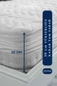 Protège-matelas matelassé ajusté avec bords complets, imperméable aux liquides, drap housse blanc
