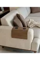 Plateau de fauteuil, table d'appoint latérale en bois, plateau portable pour le côté du fauteuil