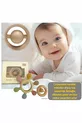 Anneau de dentition pour bébé (DENTIER DE COULEUR BEIGE)