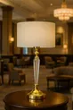 Amore Gold Abat-jour en Métal Cristal - Crème