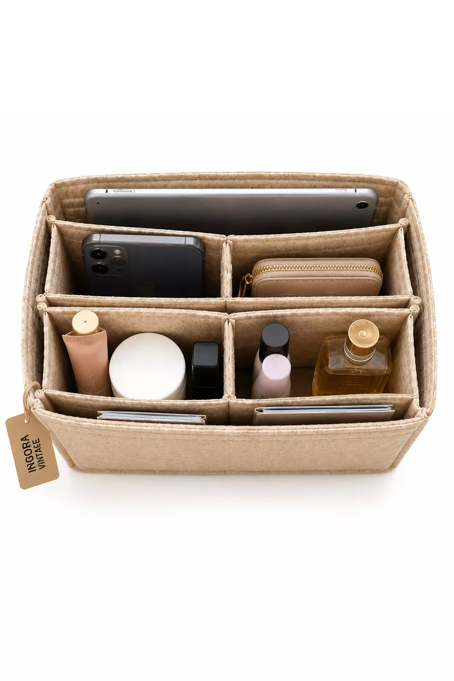 Organisateur intérieur de sac Longchamp Medium, compatible, dimensions standard //