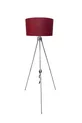 LAMPE SUR PIED AVEC ABAT-JOUR BORDEAUX  CM (PARTIE DE L'ABAT-JOUR RÉGLABLE)