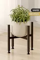 Table de Pot Mini Potées Support de Fleurs Métallique Décoratif Pieds Réglables en Acier Inoxydable  cm Porte-Plantes