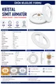 Modèle de W Simit KRISTAL Économique Ampoule LED Torche  Lumière Blanche - Disponible en  pièces